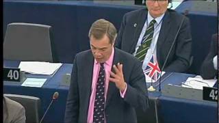 Farage What gives you the right to dictate to the Greek and Italian people [upl. by Asemaj]