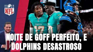 GOFF PERFEITO EM JOGÃO ENTRE LIONS E SEAHAWKS TITANS VENCEM UM DESASTROSO DOLPHINS [upl. by Loralee388]