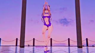 【Genshin Impact MMD  4k 60p】 Keqing Devil Fixed cam [upl. by Aicnarf552]