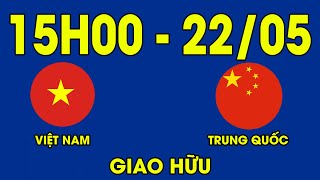 🔴U22 Việt Nam  U22 Trung Quốc  Giao Hữu  HLV Huyền Thoại Khóc Thét Trước Cú Đúp Tiến Linh [upl. by Ahsetan]