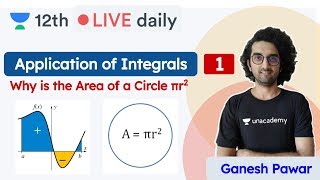 CBSE Class 12 Application of Integrals L1  Maths  NCERT  Unacademy Class 11 amp 12  Ganesh Sir [upl. by Vedi541]