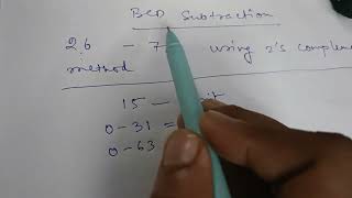 bcd subtraction using 2s complement method [upl. by Noe347]