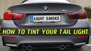 How to Tint Taillights with Smoked Vinyl [upl. by Uot]