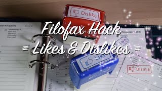 DIY Filofax amp Planer Hack  Likes amp Dislikes  Stempel  Kalender gestalten [upl. by Mcmillan613]