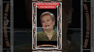 ✓MARTHA HILDEBRANDT «Soy agnóstica» JARH cultura MarthaHildebrandt [upl. by Tomkins]