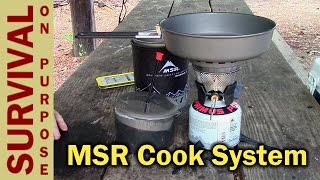 MSR Windburner 18L Cook Set  Camping and Backpacking Stove [upl. by Sidoney438]