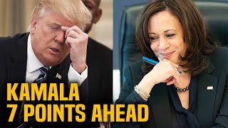 SHOCK POLL Kamala 7 over Trump [upl. by Aggarwal]