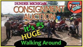 Part 1 Dundee Auction House Consignment Backhoe ZeroTurns Riding Mowers Cheap Tractors 65 Mustang [upl. by Tepper]