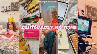 NYU VLOG studying grwm amp planning my short film [upl. by Gabbert]