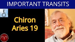 Chiron Aries 19 Important Transits Today [upl. by Frederik]