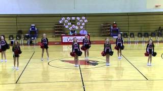 Landrum Middle School  Basketball Cheerleaders  2014 [upl. by Aihseyt]