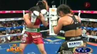 Ana Maria quotGuerrera Aztecaquot Torres Vs Jackie quotPrincesa Aztecaquot Nava Round 4 [upl. by Hammel]