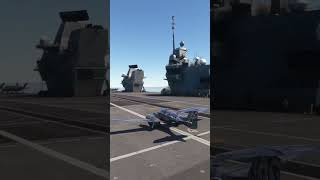 Pilot Attempts Aircraft Carrier Landing in MSFS [upl. by Ppilihp]