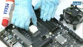 MSI® HOWTO install Intel LGA115X CPU [upl. by Assena938]