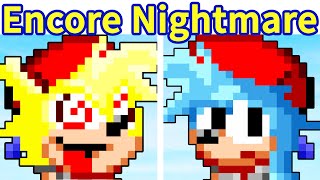 FNF Encore BFs Nightmare Phantasm Encore Reskin  FNF ModSonicEXE [upl. by Nilcaj317]