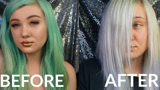 How to remove semipermanent dye without bleach fast [upl. by Akenat]