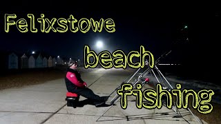 BEACH fishing FELIXSTOWE 🎣 [upl. by Cirdec]