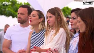 Photocall de Gueule dAnge avec Marion Cotillard Alban Lenoir  Cannes 2018 [upl. by Ambrosius379]