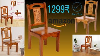 How to Assemble Wooden Chair   Portable Chair  Gnanishwa  AAshonee Bluetick  Baby Chair [upl. by Ecnaled]