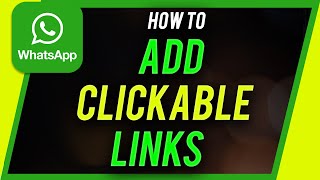 How to Add CLICKABLE LINK in WhatsApp Status [upl. by Shari]