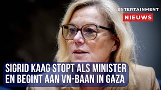 Sigrid Kaag verruilt ministerschap voor VNmissie in Gaza [upl. by Annayk]