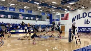 Hilliard Davidson highlights vs Upper Arlington volleyball [upl. by Rorie]