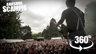 Awesome Scampis  EselRock 2017 in Wesel  Tauben vergiften  Star Wars Cantina Song  360° VR [upl. by Soule]