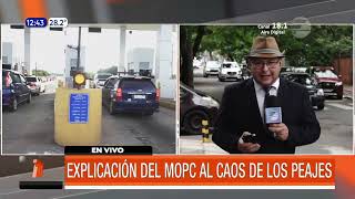 La explicación del MOPC al caos de los peajes [upl. by Gianna]