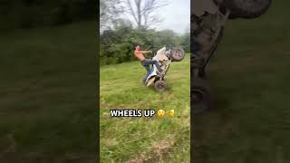 honda trx 450 wheelies🙌🙌 [upl. by Netsrik]