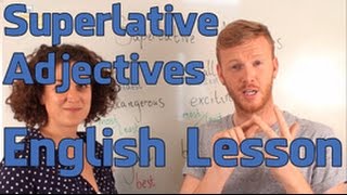 Superlative Adjectives  English Grammar Lesson Elementary [upl. by Ecenahs]