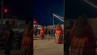 2023 Intertribal ceremonial night parade Gallup New Mexico Native American dance [upl. by Neesay]