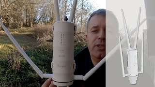 Antenne wifi puissante portée 200m amp répéteur  extérieur  24 ET 5 GHZ  PEARLTVFR [upl. by Krock361]