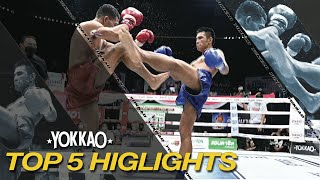 YOKKAO Muay Thai TOP 5 Highlights FIGHTS  Aor Tor Gor Stadium by YOKKAO  June Part2 [upl. by Paco308]