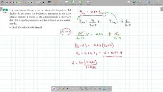 Problemi di fisica sulle onde meccaniche sonore  Effetto Doppler  04 [upl. by Gilbart]