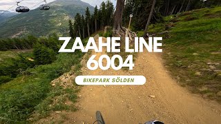 Zaahe Line Black Bikepark Sölden POV full run RAW 6004 [upl. by Igiul]