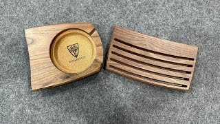 Wyrmwood Modular Game Table New Accessories Mug holder and Card Holder [upl. by Ettelra404]