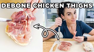 HOW to Cut Chicken Legs in Drumstick and Thigh with a Knife [upl. by Haerle]