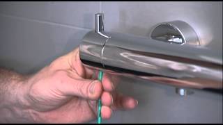 Exposed shower valve  Flow valve maintenance and replacement [upl. by Richter]