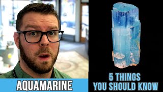 Aquamarine and 5 Things You Should Know About This March BirthstoneFun Gemstone Facts2020 [upl. by Aekal]