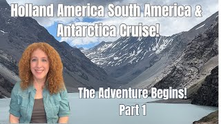 Cruise to Antarctica  Santiago Chile and Embarkation Part One on Holland America Oosterdam [upl. by Ocko367]