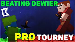 Beating the 1 Ranked Bedwars Player in a PRO Tournament [upl. by Cirek221]