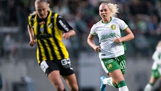 HÖJDPUNKTER  Hammarby 12 Häcken  OBOS Damallsvenskan 2024 [upl. by Kahaleel]