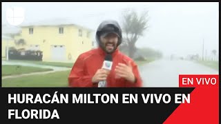 Huracán Milton EN VIVO máxima tensión en la costa oeste de Florida [upl. by Aissela]