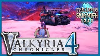 Valkyria Chronicles 4  Challenge Skirmishes  True Battlefield Dream Team Blitzkrieg the Canal [upl. by Swann]