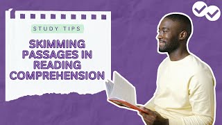 How to Skim Reading Comprehension Passages [upl. by Ellatsirhc530]