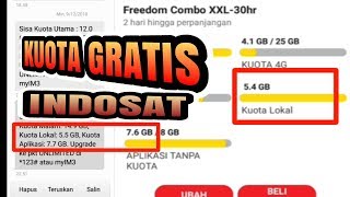 Cara Dapat Kuota Gratis Indosat Terbaru  gratiskuota [upl. by Lanny]