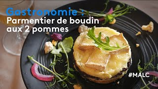 Gastronomie  Parmentier de boudin aux deux pommes [upl. by Handy394]