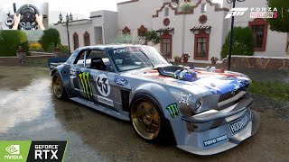 Ford Mustang honicorn v2  fh5 gameplay  ken block like drift  hoonicorn fordmustang [upl. by Notsur]