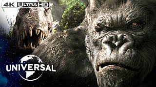 King Kong  V rex Fight in 4K HDR [upl. by Bilbe]