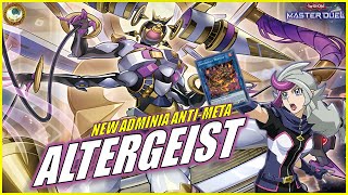 ALTERGEIST ADMINIA ANTIMETA ⛔ STOP Supreme King Pendulum Deck Combination YuGiOh MASTER DUEL [upl. by Nottap]